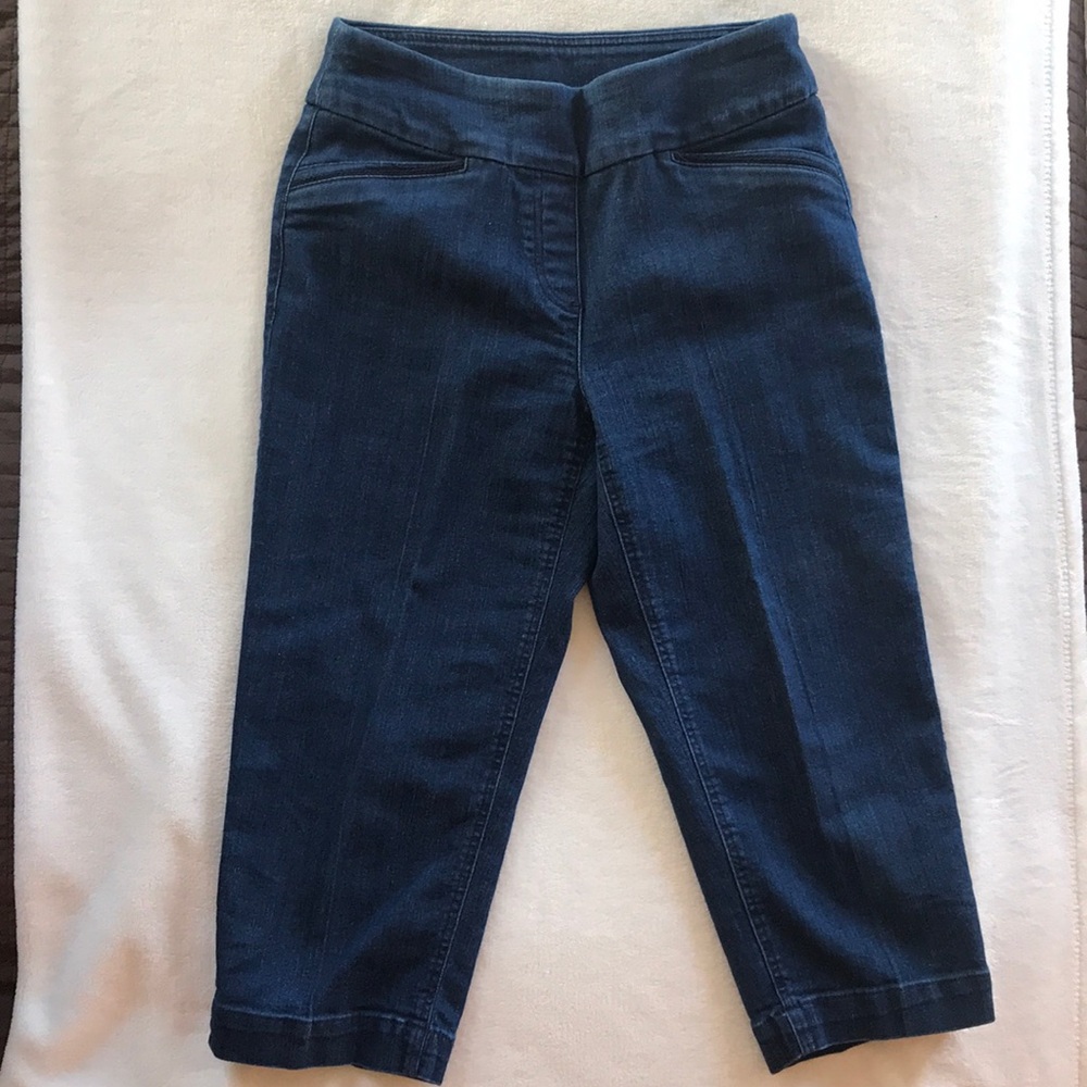 Denim capris